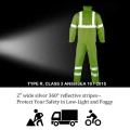 Hi Vis Work Jacket Wholesale High Visibility Waterproof Work Jacket Rain Coat Factory