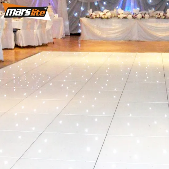 Wholesale White Starlit Portable Dance Floor: Perfect for Wedding Events and Parties