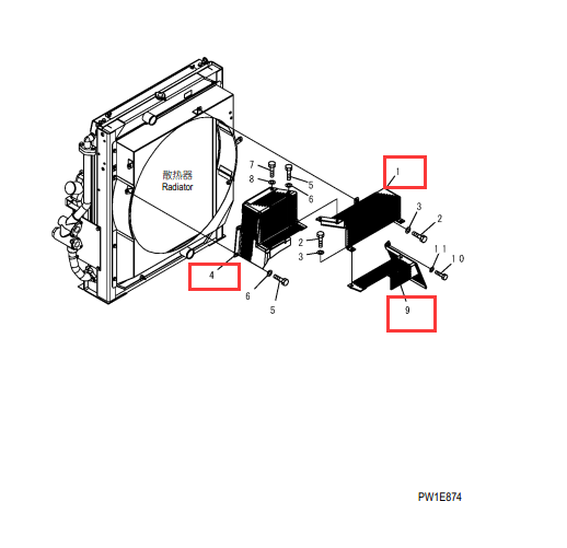Hight Quality D20PL-5 Dozer Parts 104-Z06-0010 Canopy Ass'y