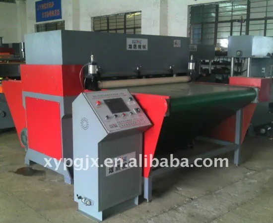 Automatic feeding by belt hydraulic floor material cutting machine