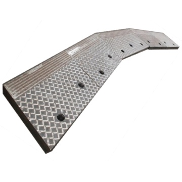 Placa de acero resistente a la abrasión de carburo de tungsteno
