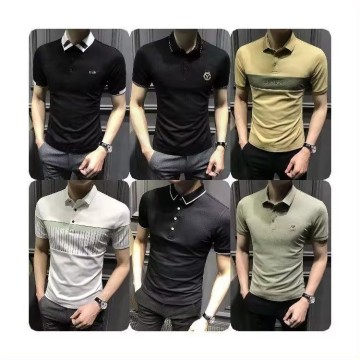Custom Logo Full Sublimation Polo Shirts for Men - 3D Digital Printing Golf Shirts