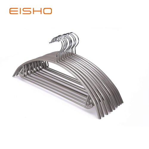 PVC Coating Metal Clothes Hanger with Chrome Hook