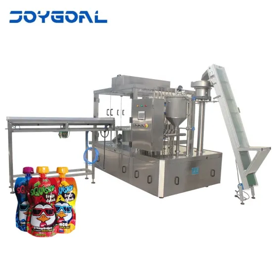 Mushroom Bag Baby Food Pouch Oil Filling and Capping Machine