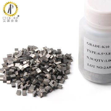 Factory Direct Easy Brazying TCT Cemented Carbide Parbide Wskazówki dotyczące tartaków tasowych z tasami napiwkowymi: YG6, YG8, K10, K20