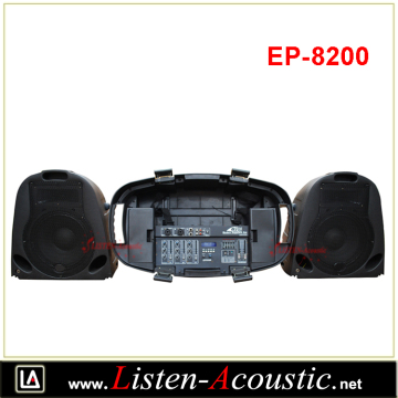EP-8200 Portable USB Mp3 Player Wheels Speaker
