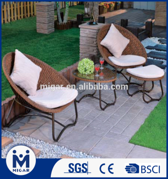 rattan outdoor garden aluminum frame chair