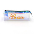 Pvc Pencil Case Colorful translucence cops nice plastic Laser Pencil Case Factory