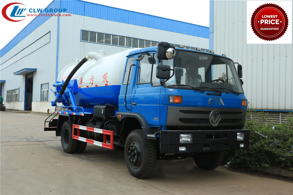 sewage suction truck