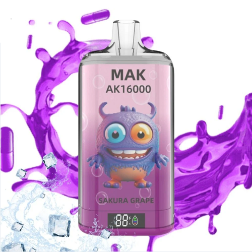 Good Quality MAK AK16000 Puffs Vape Rechargeable