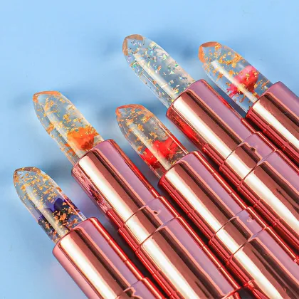 Wholesale Clear Foil Lipstick: Flower Magic Lipstick - Change Color, Moisturizing, Color Changing Private Label Lipstick