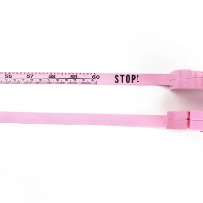 150cm 60' Pink Custom Body Tape Measure Fitness