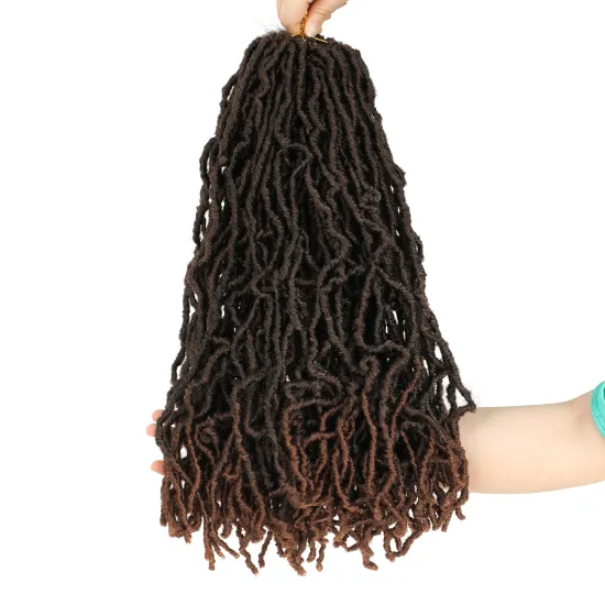 Cheap Factory Price Goddess Faux locs 14 18 24 36 inch Synthetic Hair Crochet Braids African Roots Braid Long Faux Locs