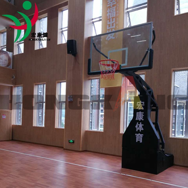 Adjustable Height Hydraulic Basketball Stand