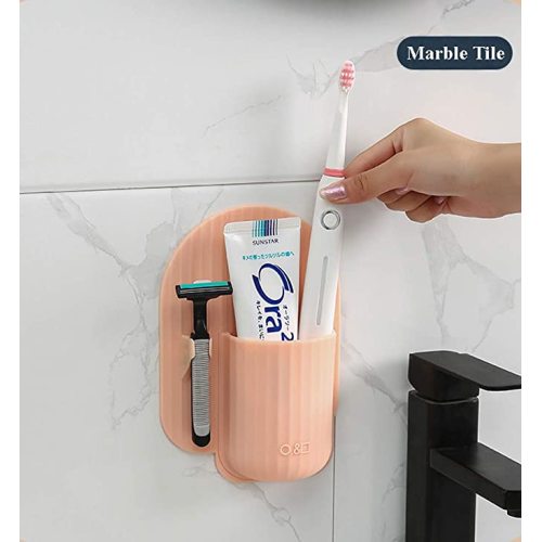 Silicone Toothbrush Holder and Razor for Bathroom