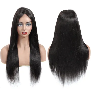 Shmily Straight Body Wave Kinky Curl Unprocessed Brazilian 13x4 Lace Frontal Wig Pre Plucked Fashionable Hairstyle For Women