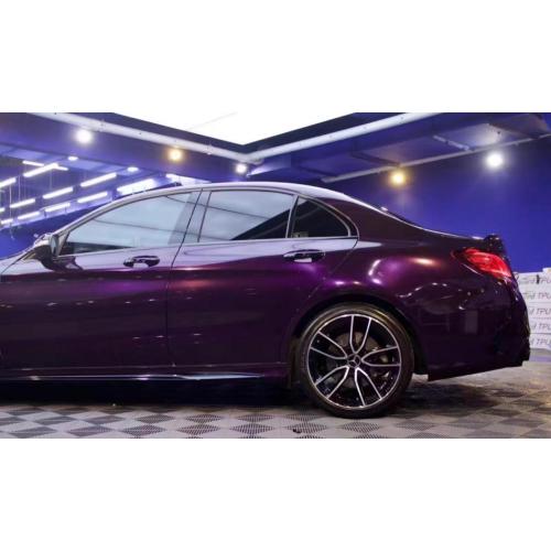 PET Gloss Metallic Midnight Purple Car Wrapping Film