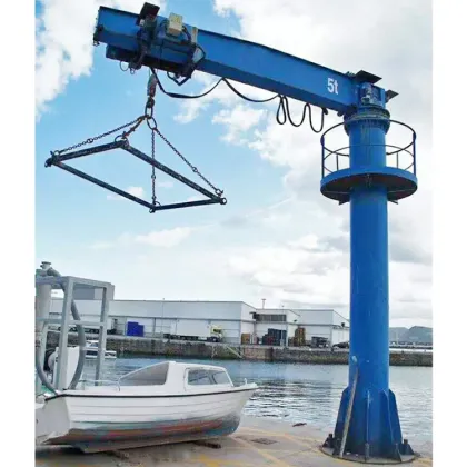High Quality Marine Cantilever Yacht Jib Crane - New Construction