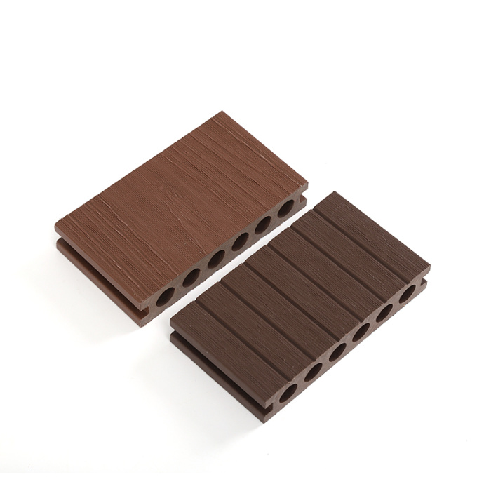 Solid Jualan Langsung 140*25mm 146*30mm Hollow WPC Decking Terrace Outdoor WPC Decking Panel Lantai