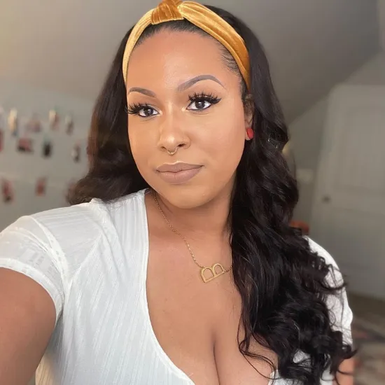 Bodywave Headband Wig Human Hair For Black Women Glueless Half Wig With Head Band Brazilian curly Headband Human Hair Wigs