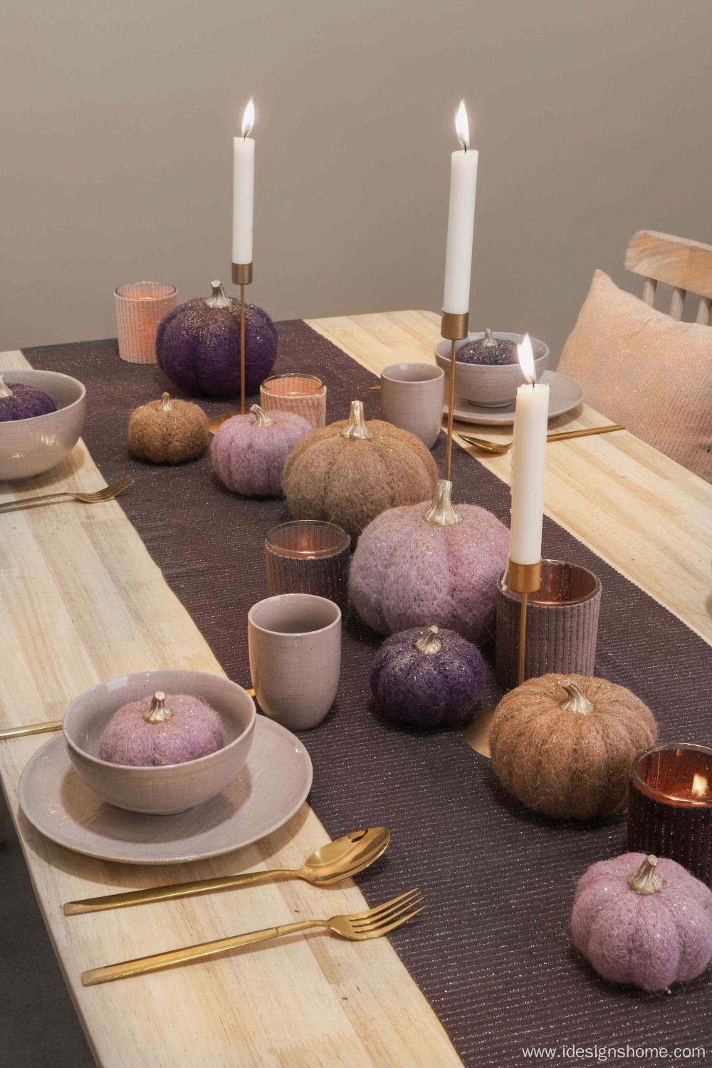 Autumn Woollen Pumpkin Decoration