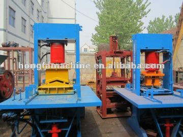 HF150T Cement or concrete hydraulic semi automatic brick making machine manufacturing plant