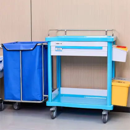 Linen Cart with Detachable Linen Bag