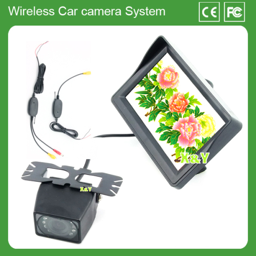 Waterproof Car Wireless Parking Sensor System with Monitor Xy-2043W7