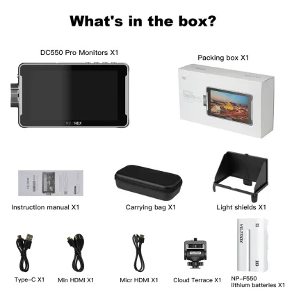 VILTROX DC-550 Pro 5.5 Inch 4K Field Monitor