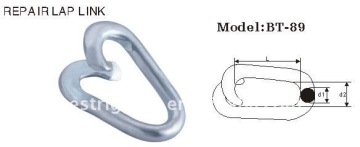Rigging Hardware Accessories Electric galvanized repair lap link zinc plated in manufacturer 3MM