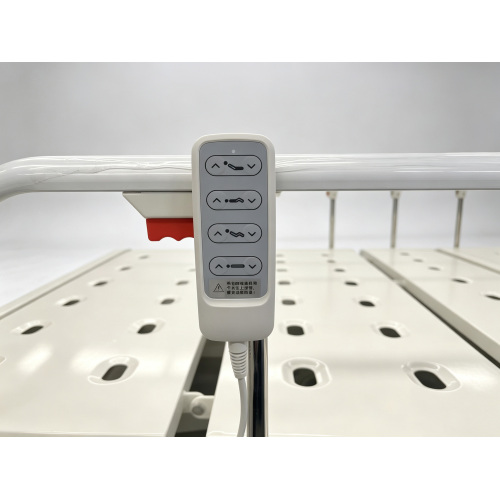 Wide Size Elderly Care Electric Hospital Bed, 3-Function Electric Adjustment, Solid Wood Headboard & Footboard, Nursing Home Reh