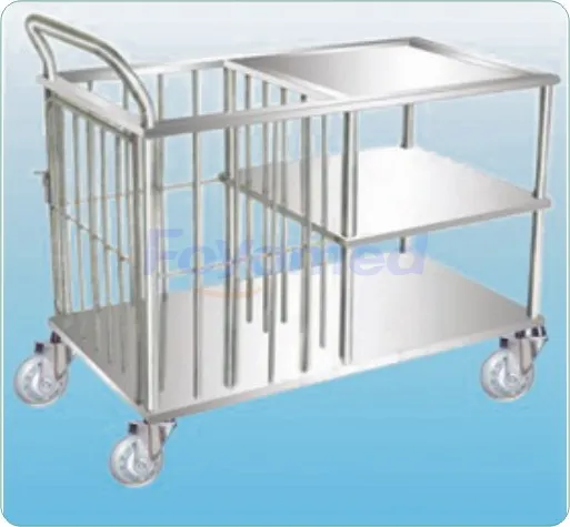 Stainless Steel Bed Nursing Trolley-II Types