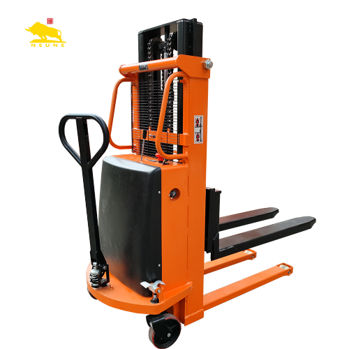 semi electric pallet stacker