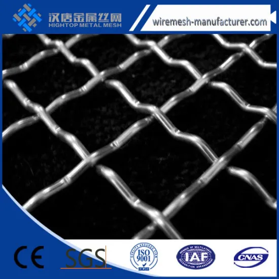 High tensile stainless steel crimped wire mesh for mining sieve screen mesh
