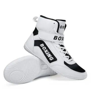 Professional Men's Indoor Sports Training Shoes: Custom Manufacture, Comfortable Lace-up Wrestling, Boxing & Sneakers