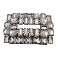 Boucle de chaussure brillante quadrilatère