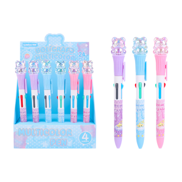 Weibo Wholesale Glowing Flashing Crystal Flash Pens: Custom Promotional Recycled Plastic Kawaii Pens