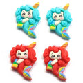 Fancy Flatback Sea-maid Shaped Blue Red  Resin Cabochon Beads Charms Craft Handmade Phone Room Ornaments