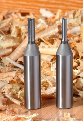 Solid Carbide Straight Router Bits for Woodworking Applications