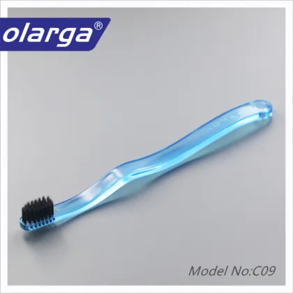Bamboo charcoal toothbrush 2016 new design transparency bamboo toothbrush