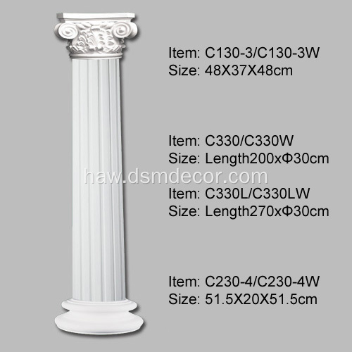Pu Hoohiwahiwa Ionic Column Capitals
