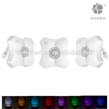 colorful Auto Motion Sensor Nightlight led toilet led light used in home bathroom sign
