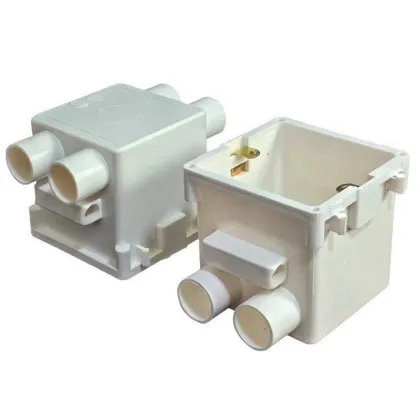  Waterproof PVC Small Junction Box for Electrical Cable Management and Electronics Protection 