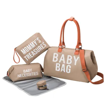 BSCI Factory Multi-function Fashion Travel Maternity Bag - Baby Diaper Backpack Tote Set