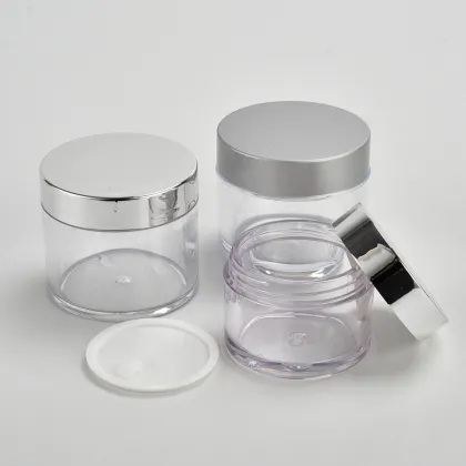 Transparent Plastic Jar PETG Plastic Jar For Cosmetics