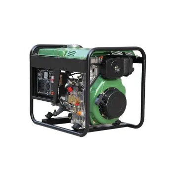 Portable 296cc Open Type Single Phase Diesel Generator: Low Fuel Consumption and Silent Operation