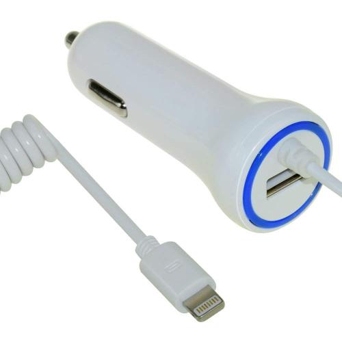 4.8A USB Car Charger Lighting Extension Cable