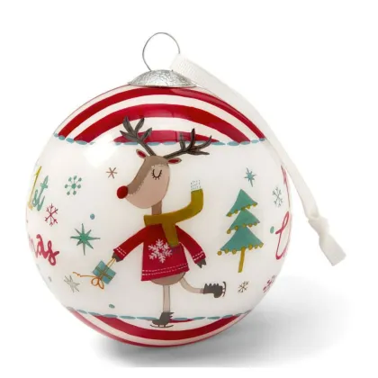 Reverse Paint Glass Ball Christmas Ornament Inside Painting