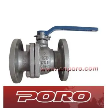 2-PC Flanged Ball Valve with Mounting Pad