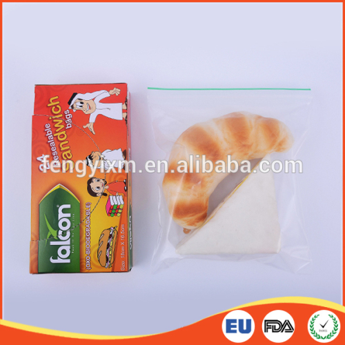 Food grade biodegradable ziplock plastic bag /ziplock food bag